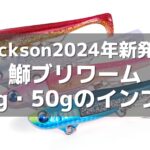 ジャクソンの2024海ルアーが注目の理由とは?