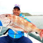 関西の船釣り紀行：ディープタイラバで狙う90cm超の大型マダイ
